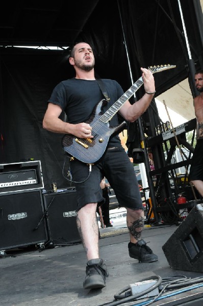Job For A Cowboy at the Mayhem Festival 2009 at the AT&T Center, San An