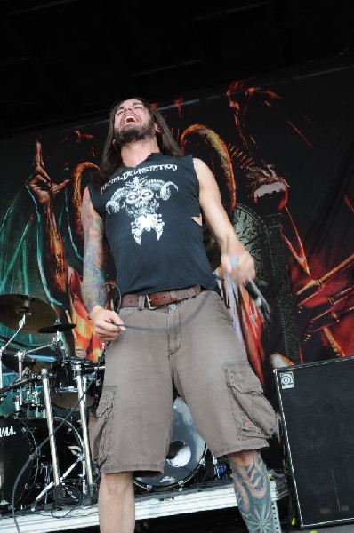 Job For A Cowboy at the Mayhem Festival 2009 at the AT&T Center, San An