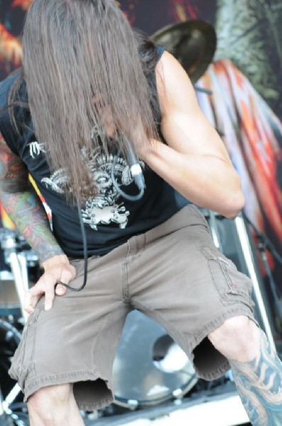 Job For A Cowboy at the Mayhem Festival 2009 at the AT&T Center, San An