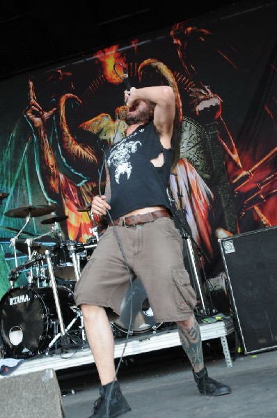 Job For A Cowboy at the Mayhem Festival 2009 at the AT&T Center, San An