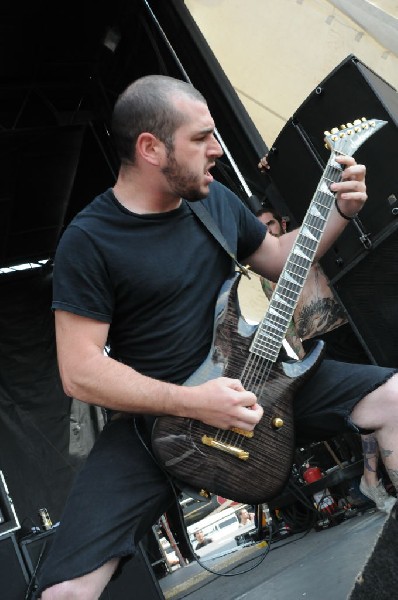 Job For A Cowboy at the Mayhem Festival 2009 at the AT&T Center, San An