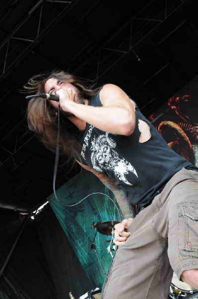 Job For A Cowboy at the Mayhem Festival 2009 at the AT&T Center, San An
