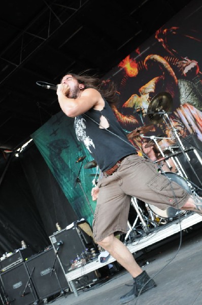 Job For A Cowboy at the Mayhem Festival 2009 at the AT&T Center, San An