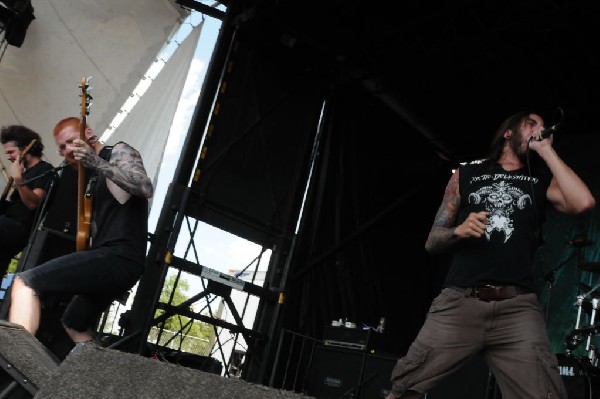 Job For A Cowboy at the Mayhem Festival 2009 at the AT&T Center, San An
