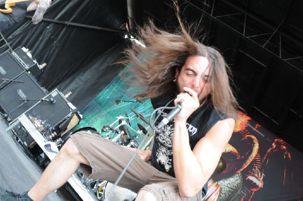 Job For A Cowboy at the Mayhem Festival 2009 at the AT&T Center, San An