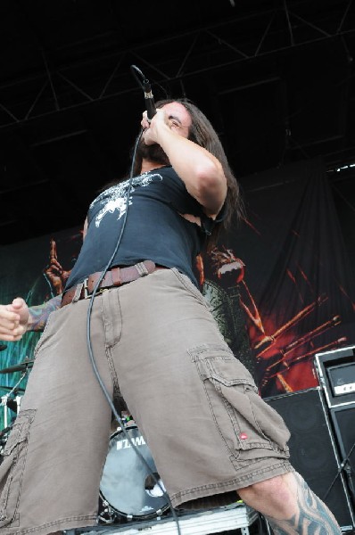 Job For A Cowboy at the Mayhem Festival 2009 at the AT&T Center, San An