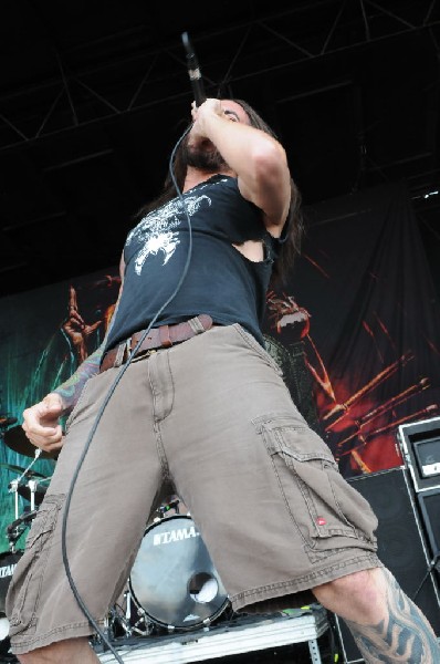 Job For A Cowboy at the Mayhem Festival 2009 at the AT&T Center, San An