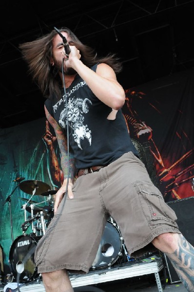 Job For A Cowboy at the Mayhem Festival 2009 at the AT&T Center, San An