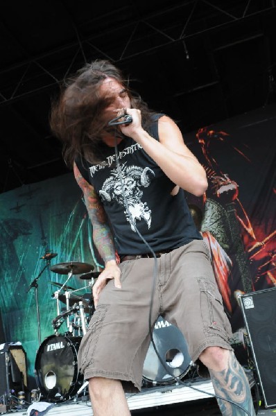 Job For A Cowboy at the Mayhem Festival 2009 at the AT&T Center, San An