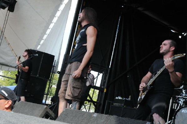 Job For A Cowboy at the Mayhem Festival 2009 at the AT&T Center, San An