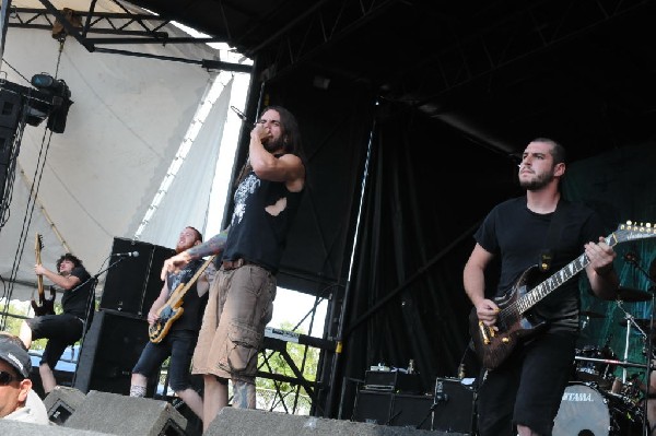 Job For A Cowboy at the Mayhem Festival 2009 at the AT&T Center, San An