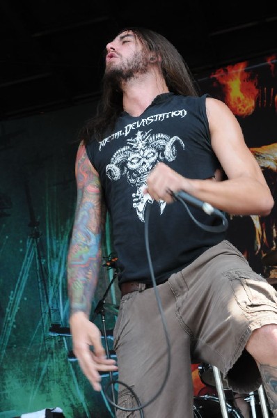 Job For A Cowboy at the Mayhem Festival 2009 at the AT&T Center, San An