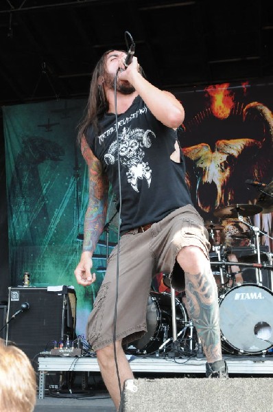 Job For A Cowboy at the Mayhem Festival 2009 at the AT&T Center, San An