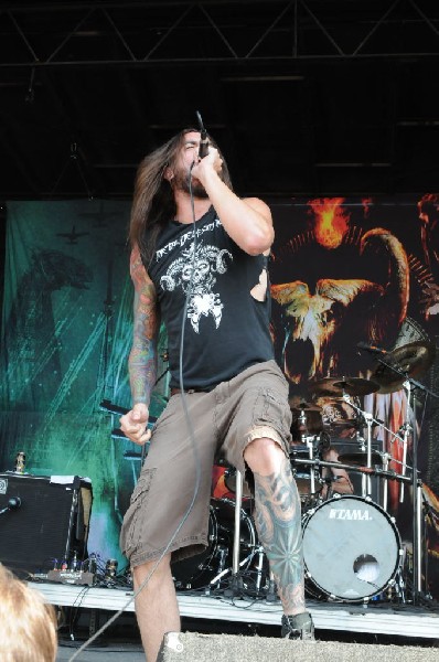 Job For A Cowboy at the Mayhem Festival 2009 at the AT&T Center, San An
