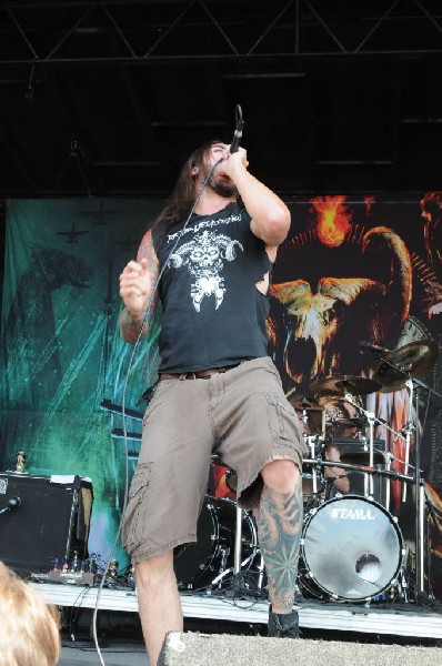 Job For A Cowboy at the Mayhem Festival 2009 at the AT&T Center, San An