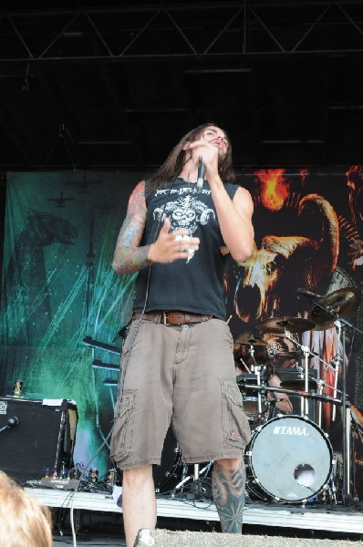 Job For A Cowboy at the Mayhem Festival 2009 at the AT&T Center, San An