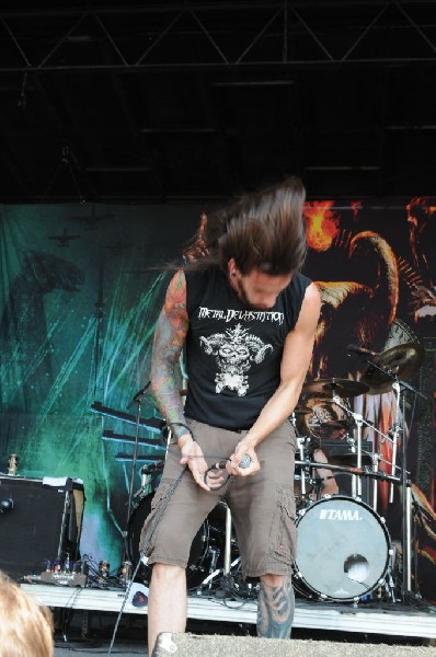 Job For A Cowboy at the Mayhem Festival 2009 at the AT&T Center, San An