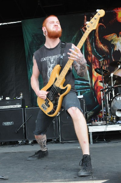 Job For A Cowboy at the Mayhem Festival 2009 at the AT&T Center, San An