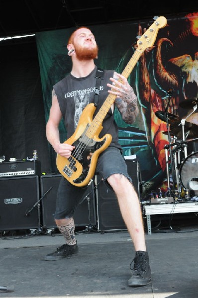 Job For A Cowboy at the Mayhem Festival 2009 at the AT&T Center, San An