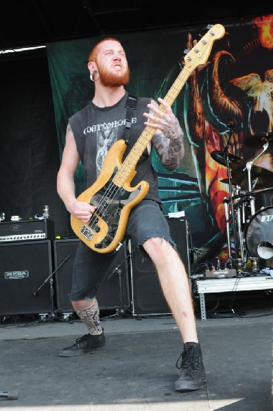 Job For A Cowboy at the Mayhem Festival 2009 at the AT&T Center, San An