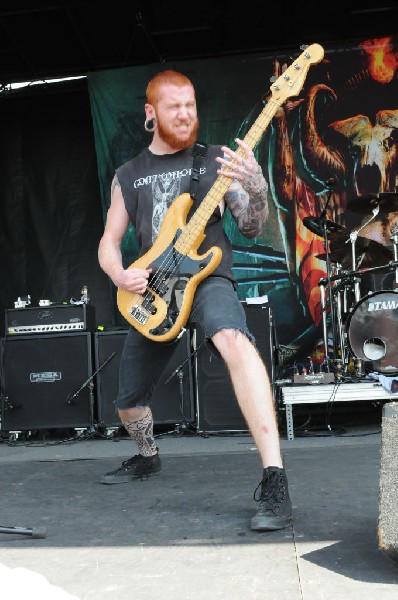 Job For A Cowboy at the Mayhem Festival 2009 at the AT&T Center, San An
