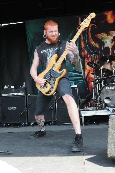 Job For A Cowboy at the Mayhem Festival 2009 at the AT&T Center, San An