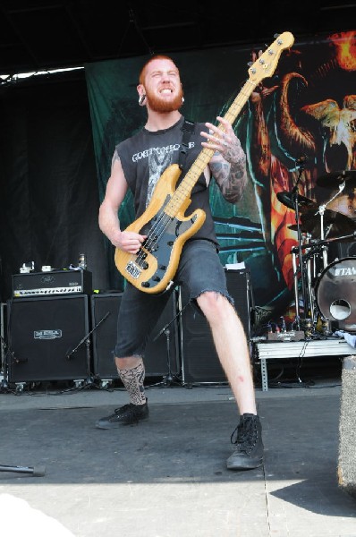 Job For A Cowboy at the Mayhem Festival 2009 at the AT&T Center, San An