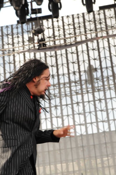 Jonathan Davis at Ozzfest 2008, Pizza Hut Park, Frisco, Texas