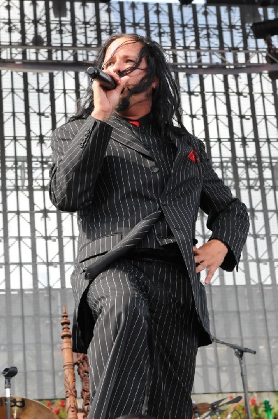 Jonathan Davis at Ozzfest 2008, Pizza Hut Park, Frisco, Texas