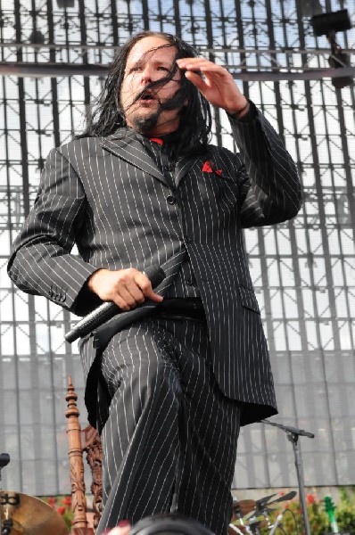 Jonathan Davis at Ozzfest 2008, Pizza Hut Park, Frisco, Texas