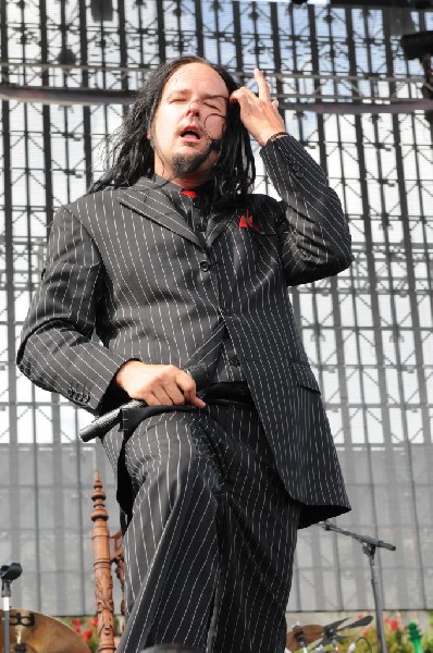 Jonathan Davis at Ozzfest 2008, Pizza Hut Park, Frisco, Texas