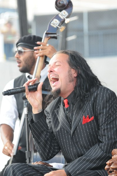 Jonathan Davis at Ozzfest 2008, Pizza Hut Park, Frisco, Texas