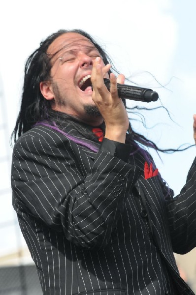 Jonathan Davis at Ozzfest 2008, Pizza Hut Park, Frisco, Texas