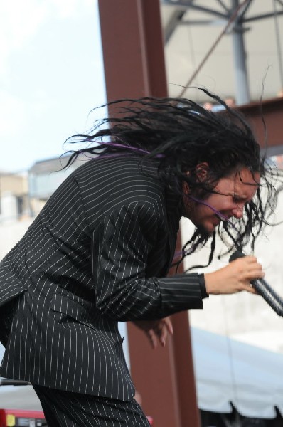 Jonathan Davis at Ozzfest 2008, Pizza Hut Park, Frisco, Texas