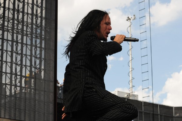 Jonathan Davis at Ozzfest 2008, Pizza Hut Park, Frisco, Texas