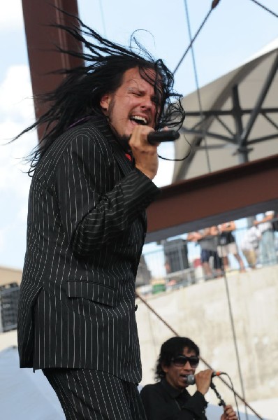 Jonathan Davis at Ozzfest 2008, Pizza Hut Park, Frisco, Texas