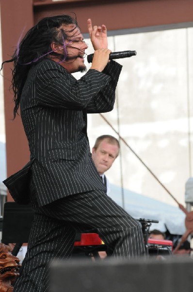 Jonathan Davis at Ozzfest 2008, Pizza Hut Park, Frisco, Texas