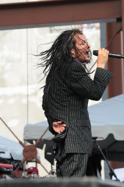 Jonathan Davis at Ozzfest 2008, Pizza Hut Park, Frisco, Texas