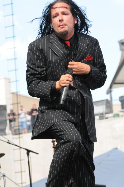 Jonathan Davis at Ozzfest 2008, Pizza Hut Park, Frisco, Texas