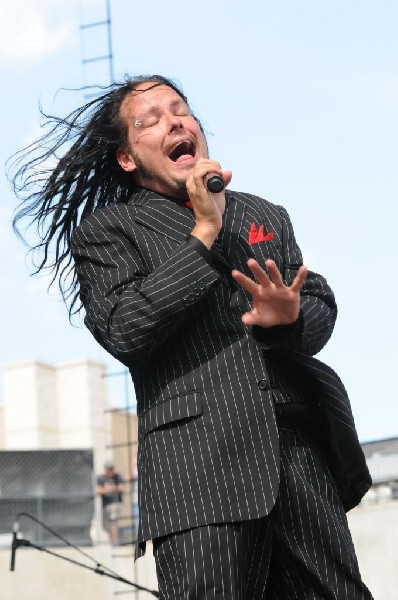 Jonathan Davis at Ozzfest 2008, Pizza Hut Park, Frisco, Texas