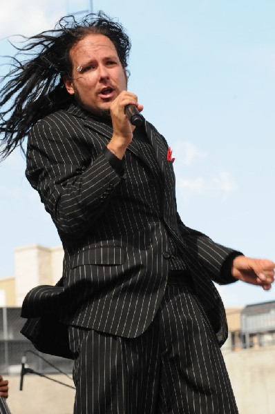 Jonathan Davis at Ozzfest 2008, Pizza Hut Park, Frisco, Texas