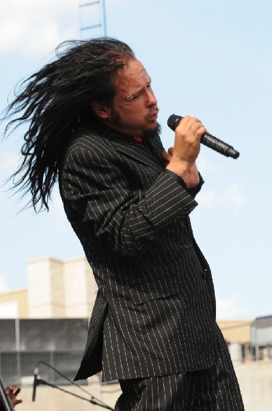 Jonathan Davis at Ozzfest 2008, Pizza Hut Park, Frisco, Texas