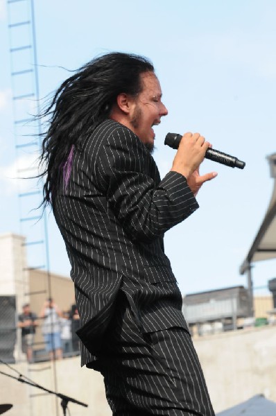 Jonathan Davis at Ozzfest 2008, Pizza Hut Park, Frisco, Texas