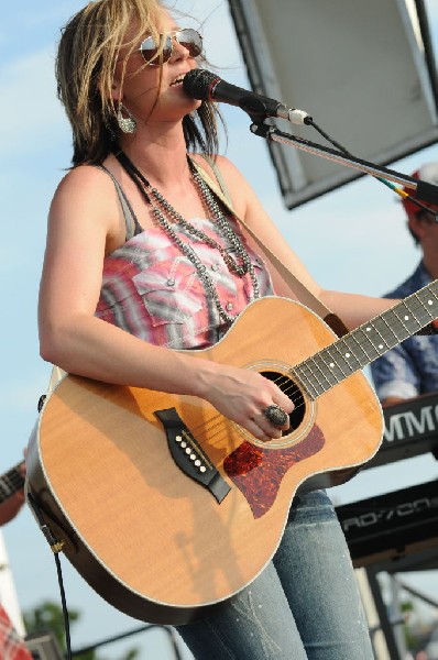 Kristen Kelly at the Hutto 100 Celebration Music Festival, Hutto, Texas 07/