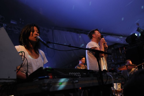LCD Soundsystem at Stubb's BarBQ, Austin, Texas 06/08/10 - photo by Jeff Ba