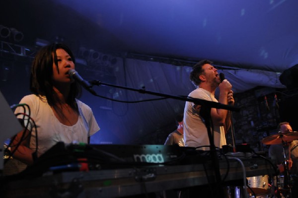 LCD Soundsystem at Stubb's BarBQ, Austin, Texas 06/08/10 - photo by Jeff Ba