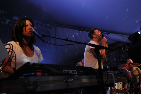LCD Soundsystem at Stubb's BarBQ, Austin, Texas 06/08/10 - photo by Jeff Ba