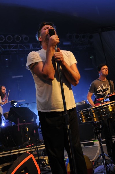 LCD Soundsystem at Stubb's BarBQ, Austin, Texas 06/08/10 - photo by Jeff Ba