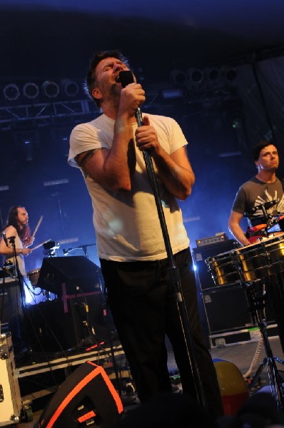LCD Soundsystem at Stubb's BarBQ, Austin, Texas 06/08/10 - photo by Jeff Ba