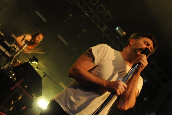 LCD Soundsystem at Stubb's BarBQ, Austin, Texas 06/08/10 - photo by Jeff Ba